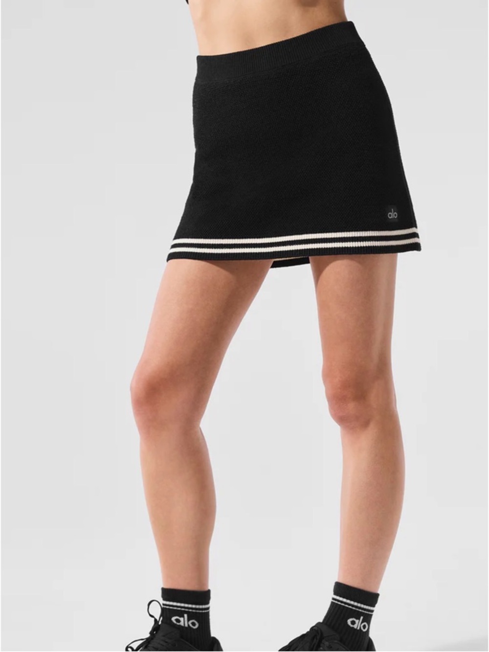 ALO Tennis Club Sweater Knit Skirt
